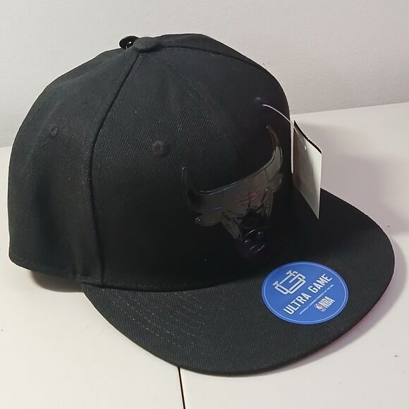 New Ultra Game NBA Basketball Team Chicago Bulls Snapback Trucker Hat Cap OSFM - Picture 3 of 13